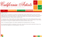 Desktop Screenshot of caartists.com